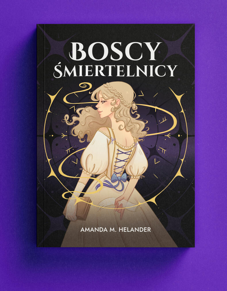 Okładka „Boscy Śmiertelnicy” | autorka Amanda M.Helander | You&amp;Ya | 05.11.2025r.