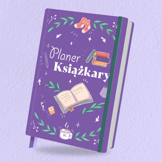 Planer Książkary, wydawca Wydawnictwo Kobiece, Wydawnictwo Young, projekt okładki - Silvia Pizzati, projekt kolorowanek, ilustracje w książce young adult - Silvia Pizzati