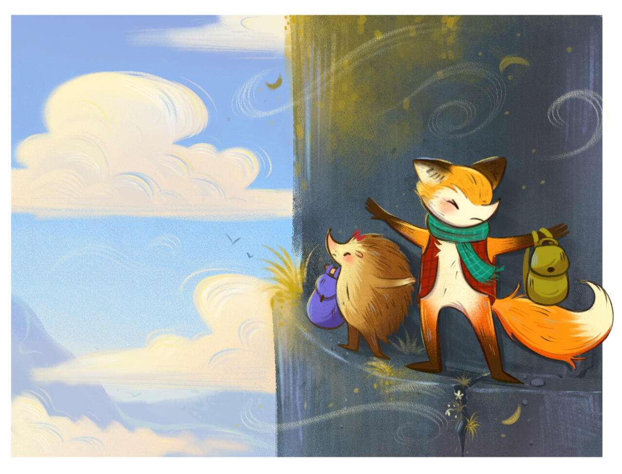 Untitled Silvia Pizzati, ilustratorka książek dziecięcych, ilustracja do „Niko i Lili w Lesie Skarbowym” Tomasza Zdziebło.